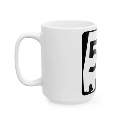 Alabama 58 (Alabama) (Road Sign) White Coffee Mug - Go Mug Yourself