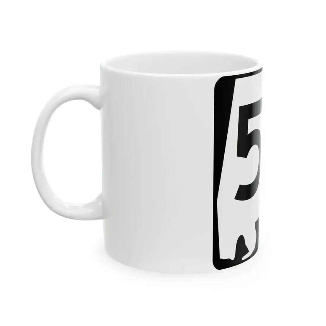 Alabama 59 (Alabama) (Road Sign) White Coffee Mug - Go Mug Yourself