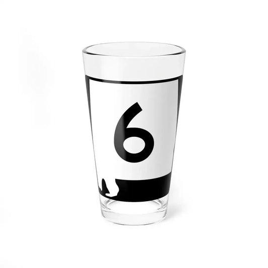 Alabama 6 (Alabama) (Road Sign) Pint Glass 16oz 16oz - Go Mug Yourself