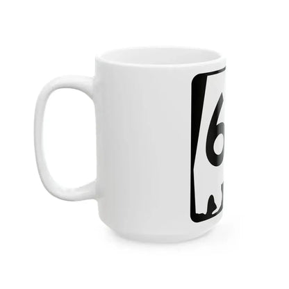 Alabama 60 (Alabama) (Road Sign) White Coffee Mug - Go Mug Yourself