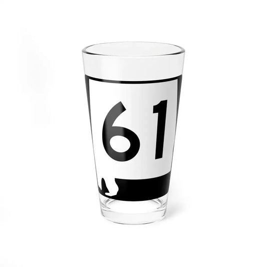 Alabama 61 (Alabama) (Road Sign) Pint Glss 16oz 16oz - Go Mug Yourself