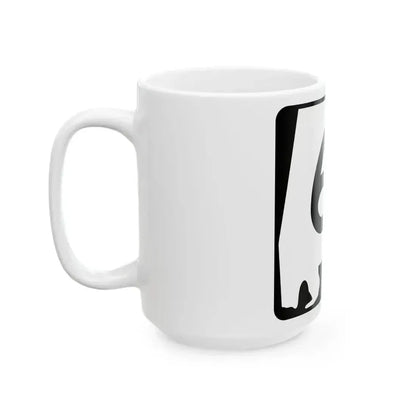 Alabama 61 (Alabama) (Road Sign) White Coffee Mug - Go Mug Yourself