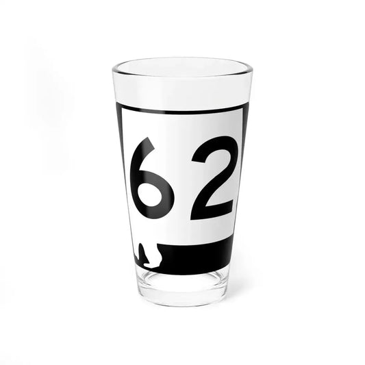 Alabama 62 (Alabama) (Road Sign) Pint Glass 16oz 16oz - Go Mug Yourself
