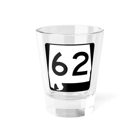 Alabama 62 (Alabama) (Road Sign) Shot Glass 1.5oz 1.5oz - Go Mug Yourself