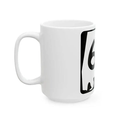 Alabama 67 (Alabama) (Road Sign) White Coffee Mug - Go Mug Yourself