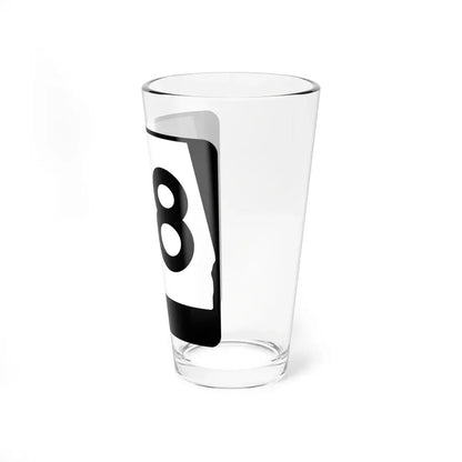 Alabama 68 (Alabama) (Road Sign) Pint Glss 16oz - Go Mug Yourself
