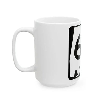 Alabama 68 (Alabama) (Road Sign) White Coffee Mug - Go Mug Yourself