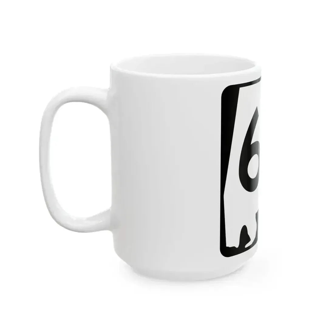 Alabama 69 (Alabama) (Road Sign) White Coffee Mug - Go Mug Yourself