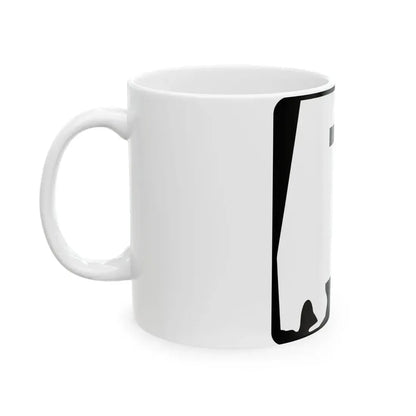 Alabama 7 (Alabama) (Road Sign) White Coffee Mug - Go Mug Yourself