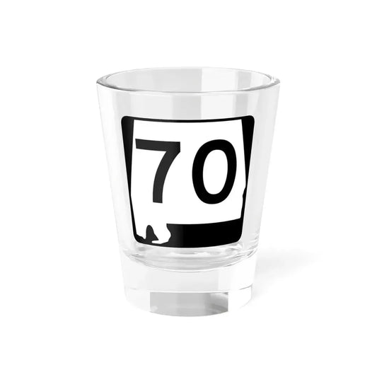 Alabama 70 (Alabama) (Road Sign) Shot Glass 1.5oz 1.5oz - Go Mug Yourself