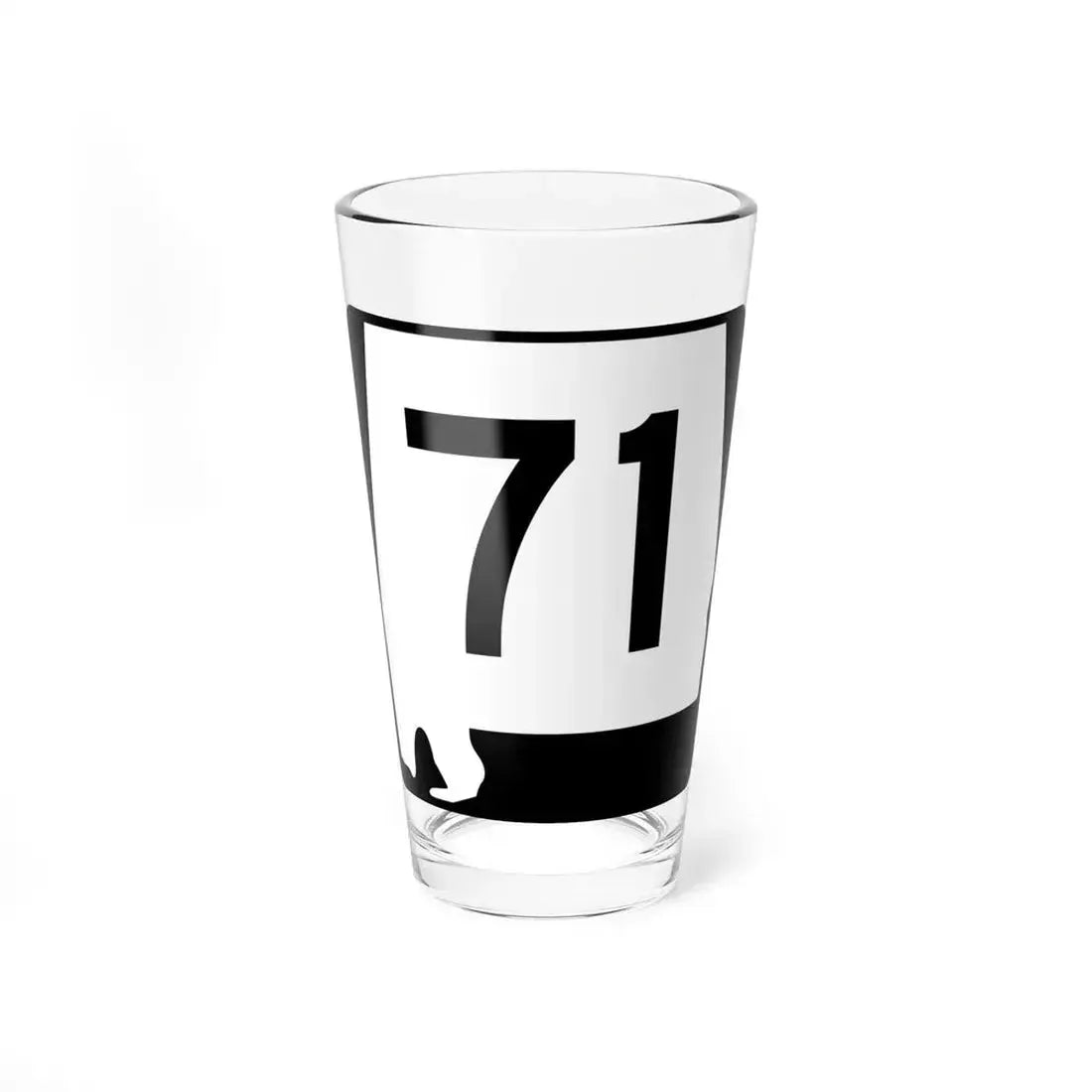 Alabama 71 (Alabama) (Road Sign) Pint Glass 16oz 16oz - Go Mug Yourself