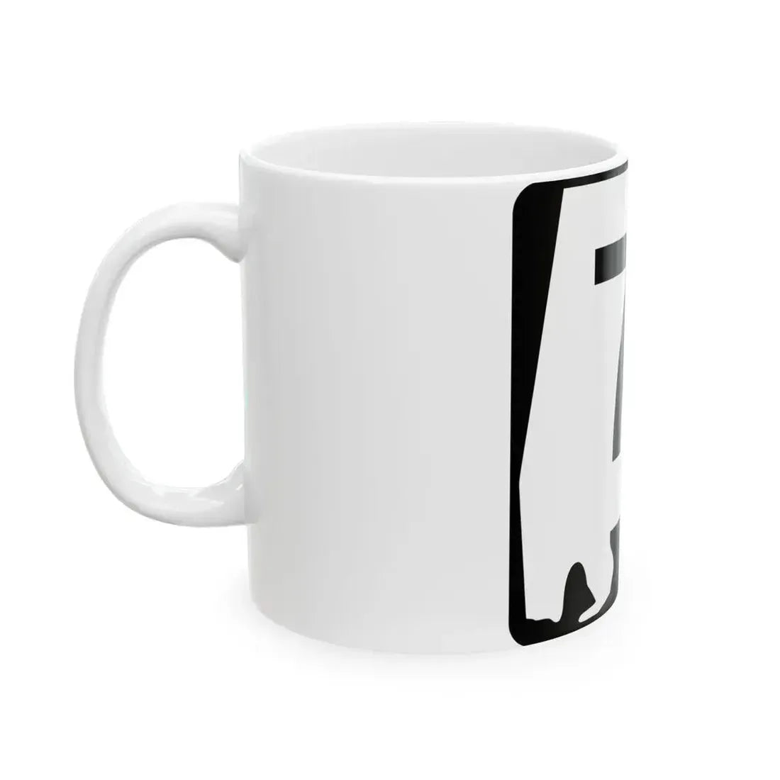 Alabama 71 (Alabama) (Road Sign) White Coffee Mug - Go Mug Yourself