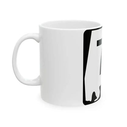 Alabama 71 (Alabama) (Road Sign) White Coffee Mug - Go Mug Yourself