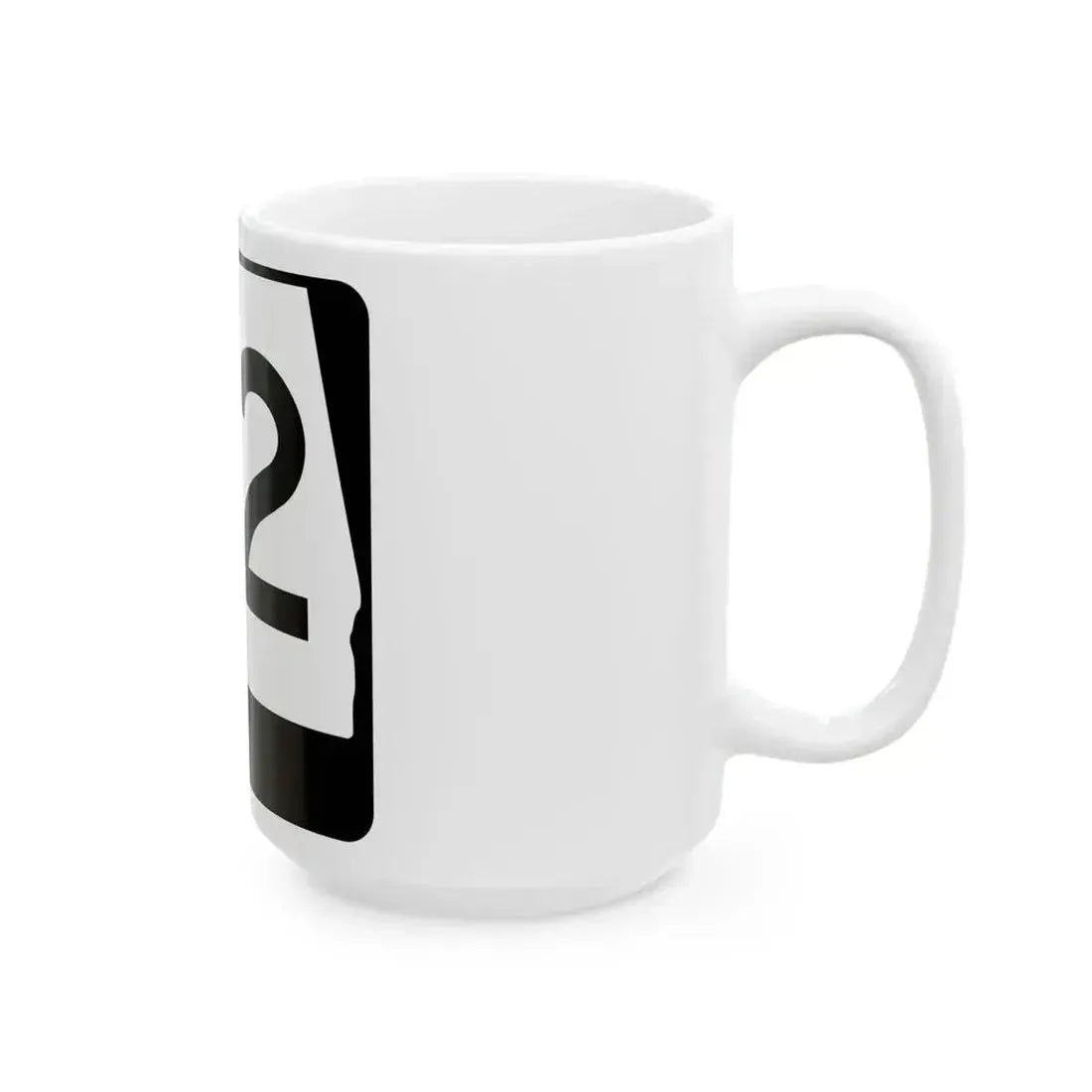 Alabama 72 (Alabama) (Road Sign) White Coffee Mug - Go Mug Yourself