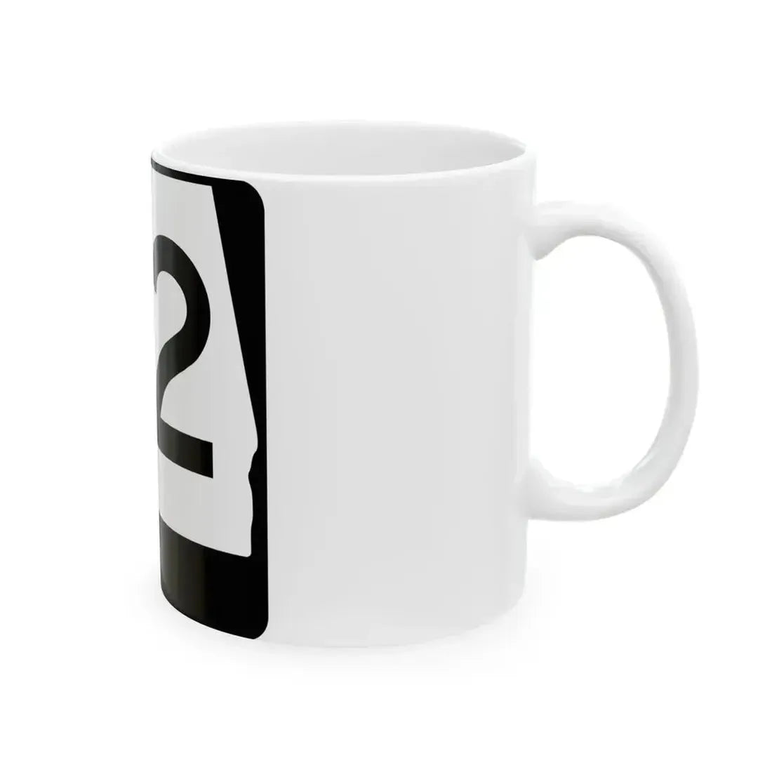 Alabama 72 (Alabama) (Road Sign) White Coffee Mug - Go Mug Yourself