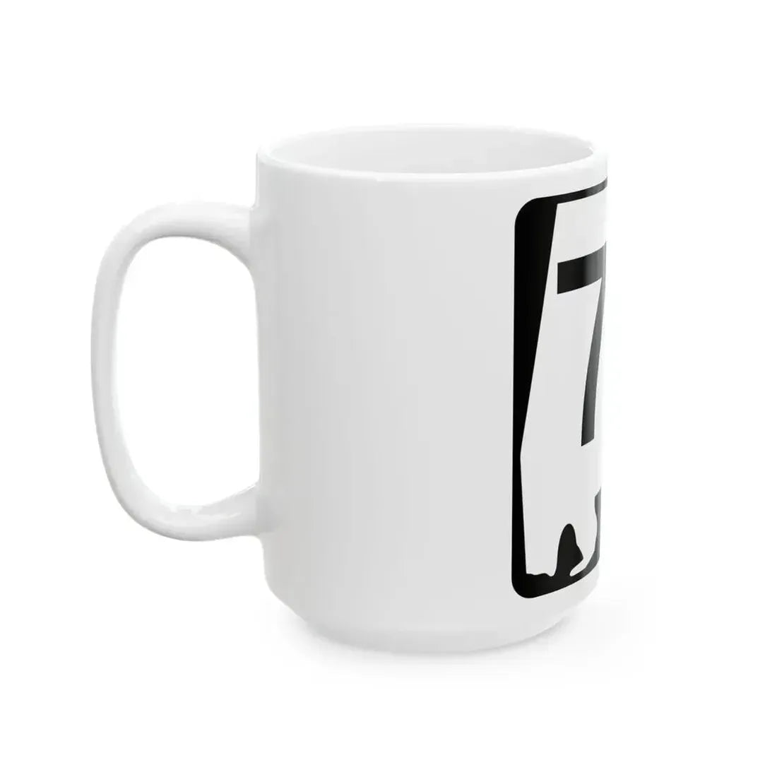 Alabama 72 (Alabama) (Road Sign) White Coffee Mug - Go Mug Yourself