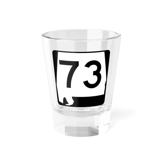 Alabama 73 (Alabama) (Road Sign) Shot Glass 1.5oz 1.5oz - Go Mug Yourself