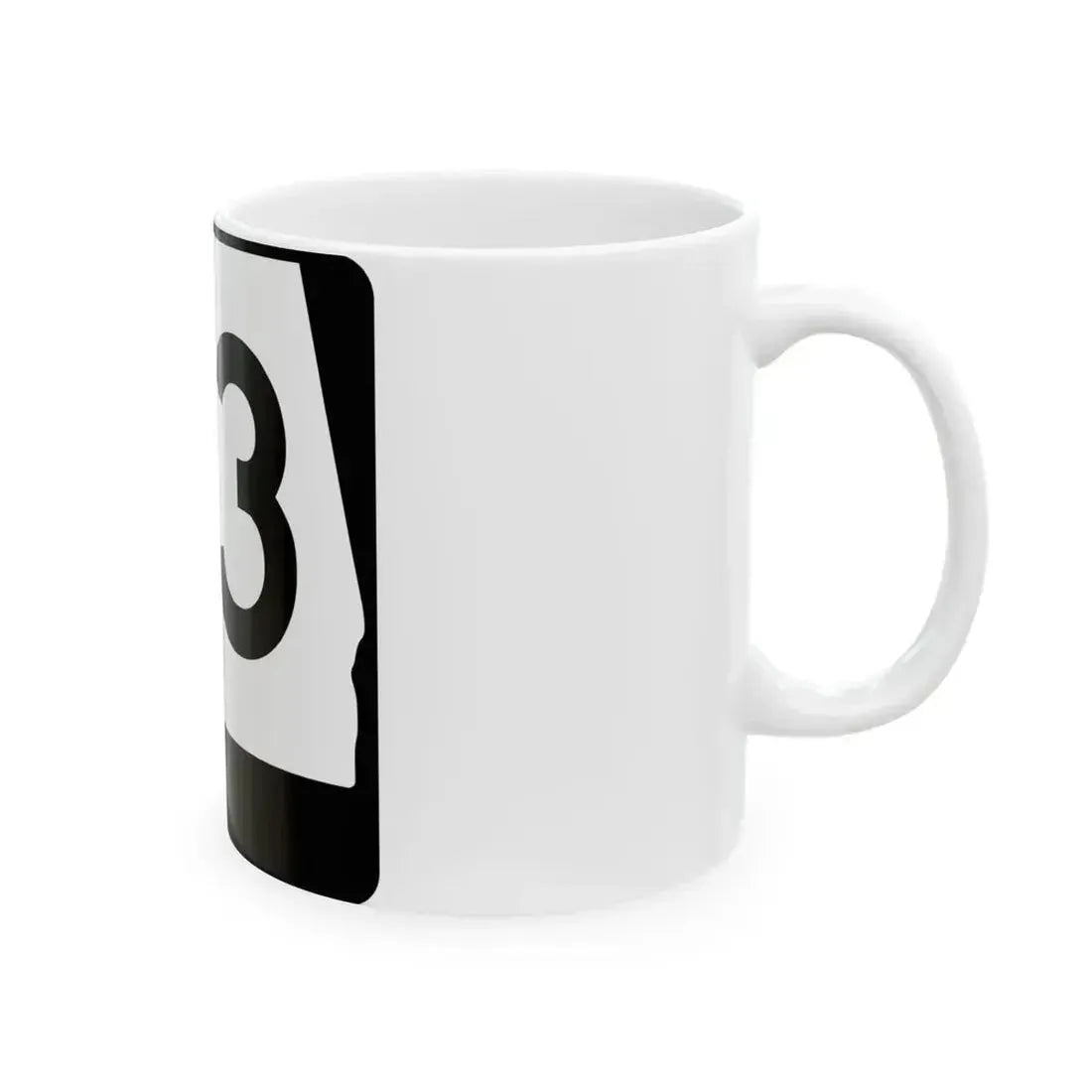 Alabama 73 (Alabama) (Road Sign) White Coffee Mug - Go Mug Yourself