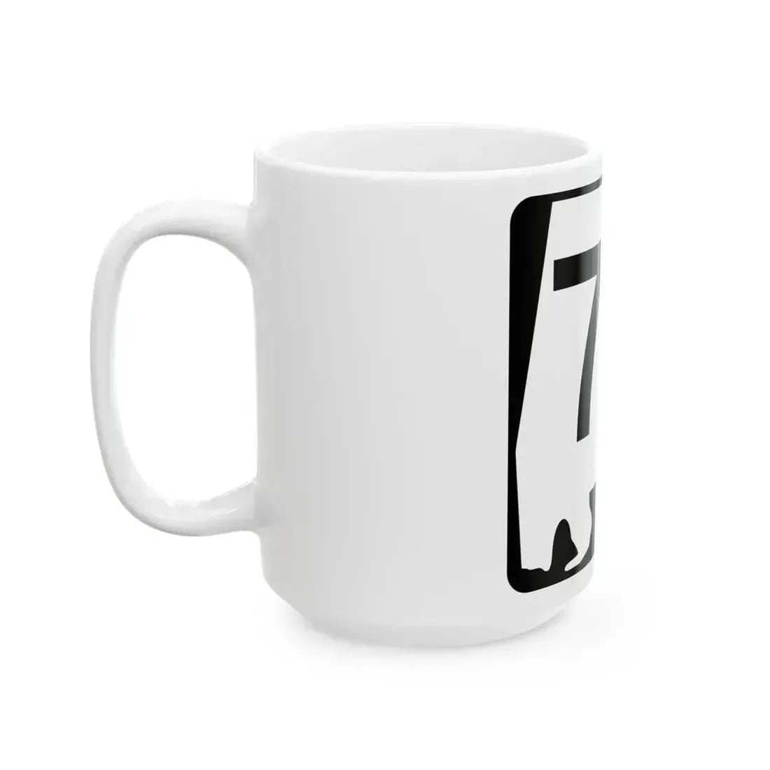 Alabama 73 (Alabama) (Road Sign) White Coffee Mug - Go Mug Yourself