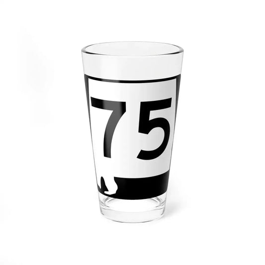 Alabama 75 (Alabama) (Road Sign) Pint Glss 16oz 16oz - Go Mug Yourself