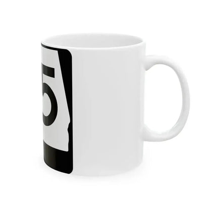 Alabama 75 (Alabama) (Road Sign) White Coffee Mug - Go Mug Yourself