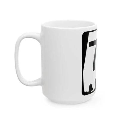 Alabama 75 (Alabama) (Road Sign) White Coffee Mug - Go Mug Yourself