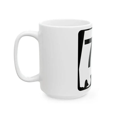 Alabama 76 (Alabama) (Road Sign) White Coffee Mug - Go Mug Yourself