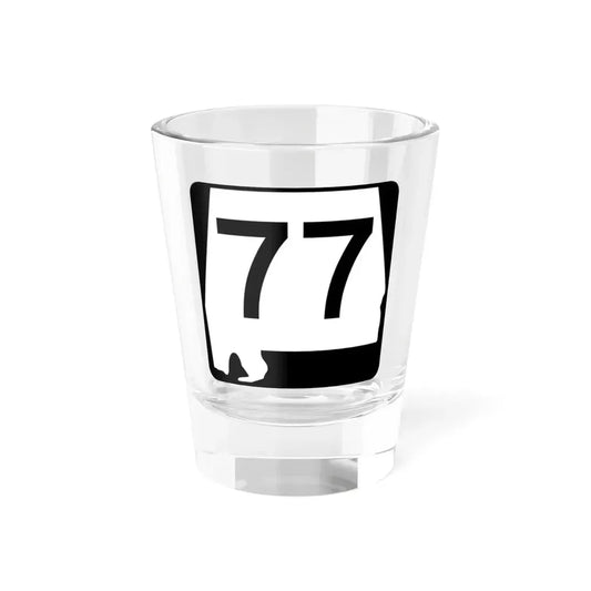 Alabama 77 (Alabama) (Road Sign) Shot Glass 1.5oz 1.5oz - Go Mug Yourself