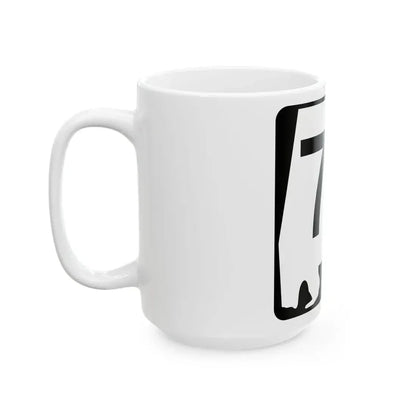 Alabama 77 (Alabama) (Road Sign) White Coffee Mug - Go Mug Yourself