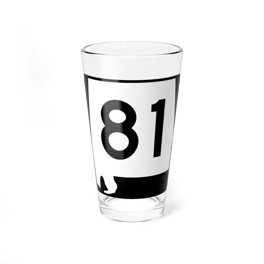 Alabama 81 (Alabama) (Road Sign) Pint Glss 16oz 16oz - Go Mug Yourself