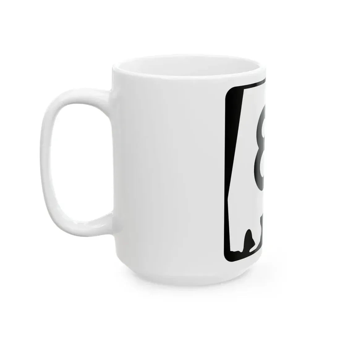 Alabama 81 (Alabama) (Road Sign) White Coffee Mug - Go Mug Yourself