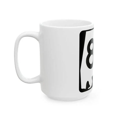 Alabama 83 (Alabama) (Road Sign) White Coffee Mug - Go Mug Yourself