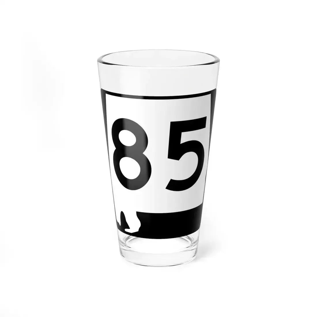 Alabama 85 (Alabama) (Road Sign) Pint Glass 16oz 16oz - Go Mug Yourself
