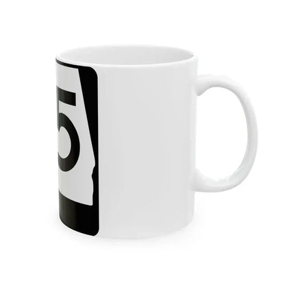 Alabama 85 (Alabama) (Road Sign) White Coffee Mug - Go Mug Yourself