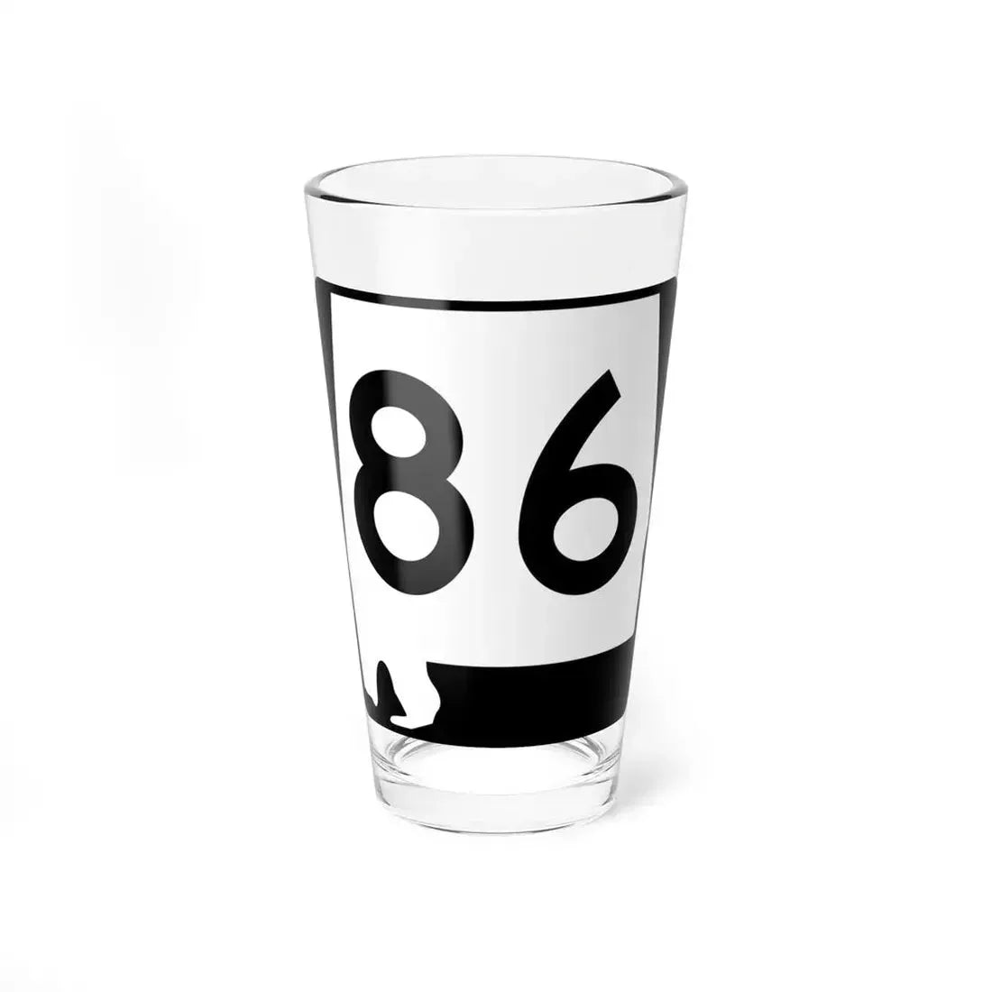 Alabama 86 (Alabama) (Road Sign) Pint Glass 16oz 16oz - Go Mug Yourself