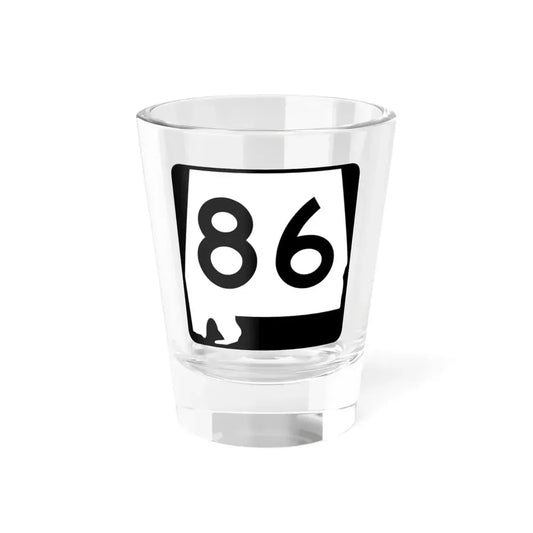 Alabama 86 (Alabama) (Road Sign) Shot Glass 1.5oz 1.5oz - Go Mug Yourself