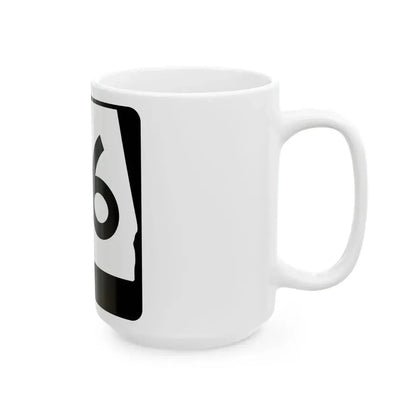 Alabama 86 (Alabama) (Road Sign) White Coffee Mug - Go Mug Yourself