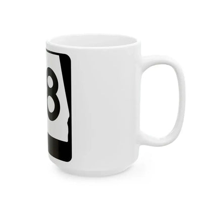 Alabama 88 (Alabama) (Road Sign) White Coffee Mug - Go Mug Yourself