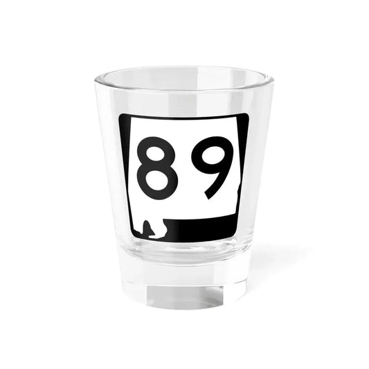 Alabama 89 (Alabama) (Road Sign) Shot Glass 1.5oz 1.5oz - Go Mug Yourself