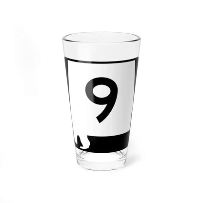 Alabama 9 (Alabama) (Road Sign) Pint Glass 16oz 16oz - Go Mug Yourself