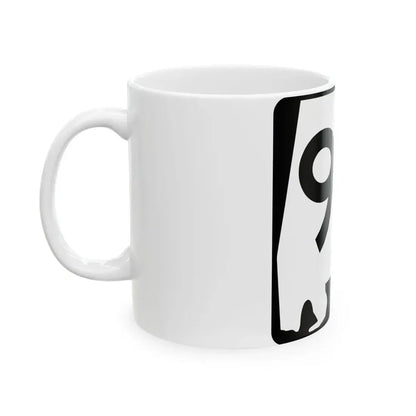 Alabama 90 (Alabama) (Road Sign) White Coffee Mug - Go Mug Yourself