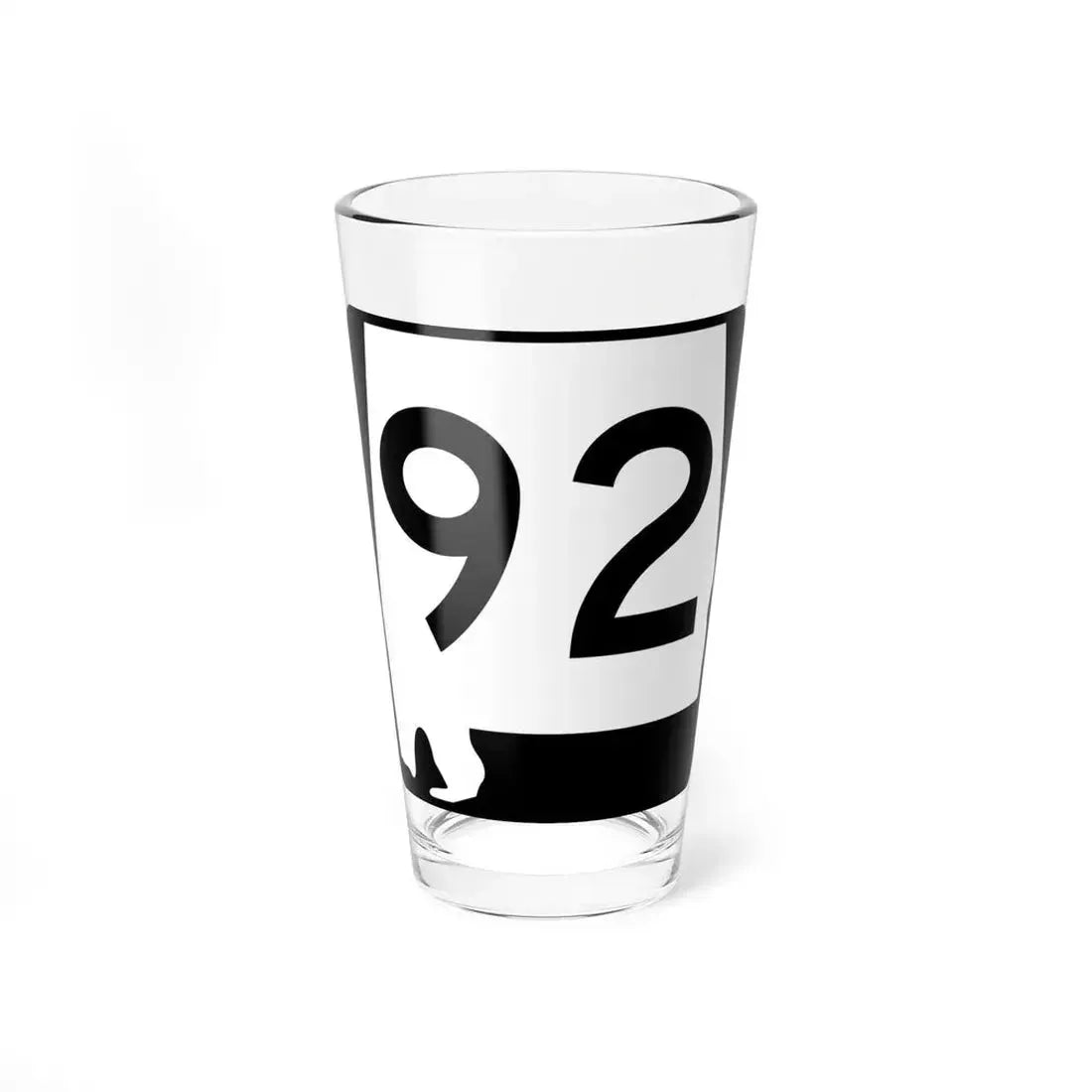 Alabama 92 (Alabama) (Road Sign) Pint Glass 16oz 16oz - Go Mug Yourself