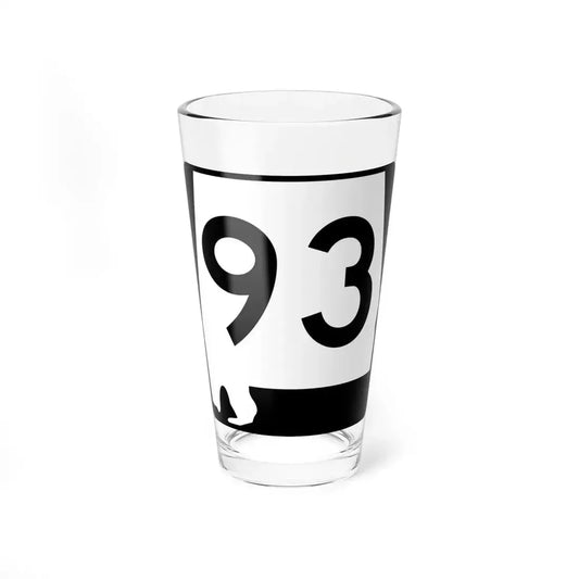 Alabama 93 (Alabama) (Road Sign) Pint Glass 16oz 16oz - Go Mug Yourself