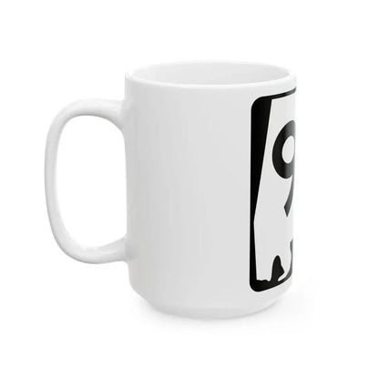 Alabama 93 (Alabama) (Road Sign) White Coffee Mug - Go Mug Yourself