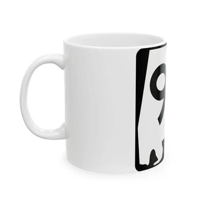 Alabama 93 (Alabama) (Road Sign) White Coffee Mug - Go Mug Yourself