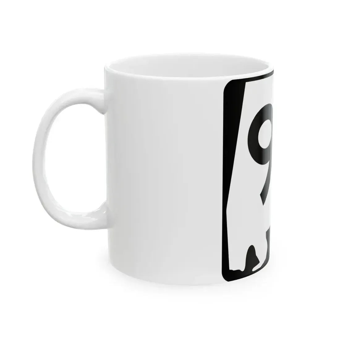Alabama 97 (Alabama) (Road Sign) White Coffee Mug - Go Mug Yourself