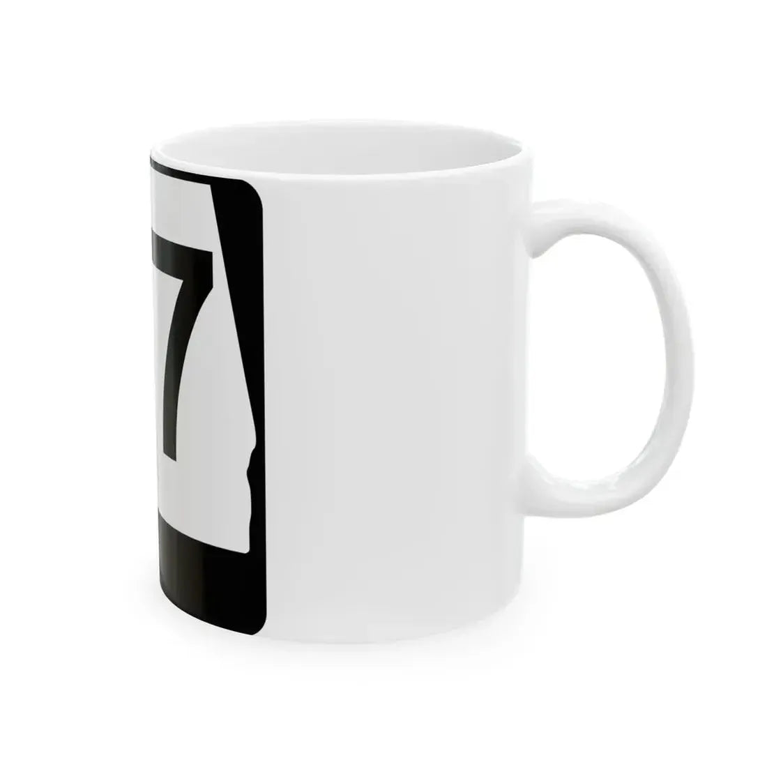 Alabama 97 (Alabama) (Road Sign) White Coffee Mug - Go Mug Yourself