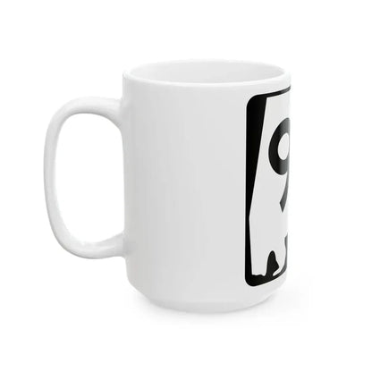 Alabama 97 (Alabama) (Road Sign) White Coffee Mug - Go Mug Yourself