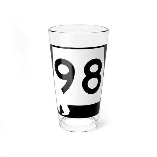 Alabama 98 (Alabama) (Road Sign) Pint Glass 16oz 16oz - Go Mug Yourself