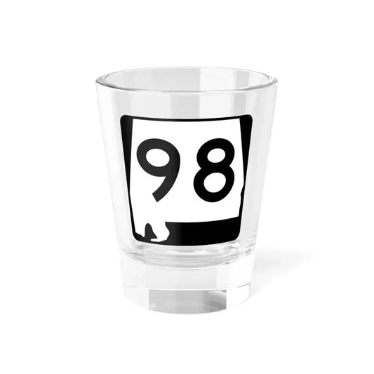 Alabama 98 (Alabama) (Road Sign) Shot Glass 1.5oz 1.5oz - Go Mug Yourself